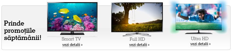 Televizoare LED promotii 2019! Vezi oferta! Reduceri televizoare eMag