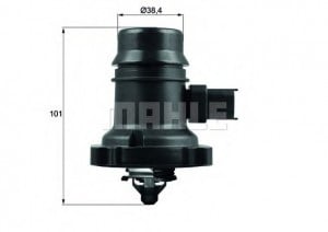 Termostat lichid racire MAHLE ORIGINAL TM 37 103