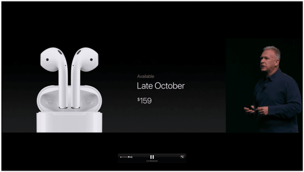 Pret AirPads iPhone 7