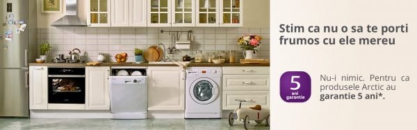Vezi reduceri la masini de spalat rufe 2019! Masina de spalat rufe Arctic cu 5 ani garantie