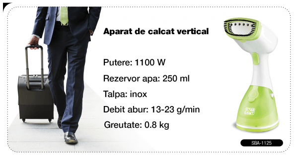 aparat calcat vertical cu aburi StarLight pret redus