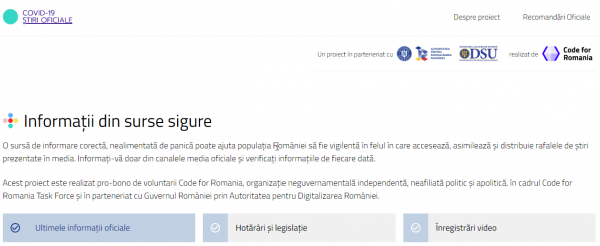 Vezi informatii oficiale COVID-19 in Romania! stirioficiale.ro