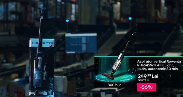 aspirator vertical 249 lei black friday