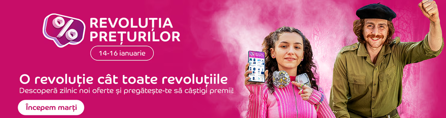 Oferte eMAG Revolutia Preturilor ianuarie 2025 incepe revolutia preturilor emag